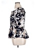 Indigo Rose Blue 3/4 Sleeve Blouse Size 1X - photo 5