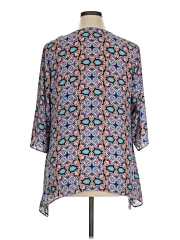 Rose + Olive 3/4 Sleeve Blouse (view 2)