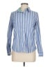 L.L.Bean Stripes Blue Long Sleeve Button-Down Shirt Size M - photo 1