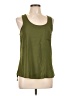 Ali & Kris 100% Polyester Green Sleeveless Top Size L - photo 1