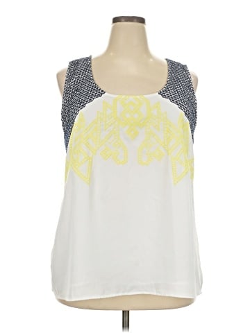 Skies Are Blue Sleeveless Blouse (view 1)