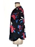 Van Heusen 100% Polyester Floral Black Short Sleeve Blouse Size M - photo 5