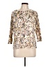 Liz Claiborne Gold 3/4 Sleeve Blouse Size L (petite) - photo 1