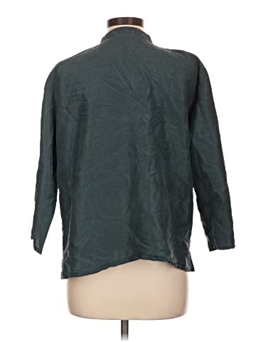 Eileen Fisher 3/4 Sleeve Button-Down Shirt (view 2)