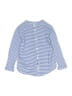 Jacadi 100% Cotton Stripes Blue Long Sleeve Button-Down Shirt Size 4T - photo 1