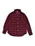 Crewcuts Checkered-gingham Red Long Sleeve Button-Down Shirt Size 6 - 7 - photo 1