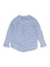 Jacadi 100% Cotton Stripes Blue Long Sleeve Button-Down Shirt Size 4T - photo 2