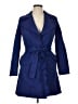 Tahari Blue Trenchcoat Size XL (estimated) - photo 1