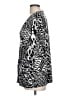 TanJay Animal Print Black Silver 3/4 Sleeve Blouse Size L - photo 5