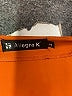 Allegra K 100% Polyester Orange Short Sleeve Top Size L - photo 7