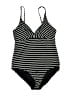 Catalina Stripes Black One Piece Swimsuit Size XL - photo 1