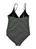 Catalina Stripes Black One Piece Swimsuit Size XL - photo 2