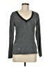 Bebe Gray Long Sleeve T-Shirt Size M - photo 1