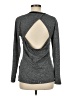 Bebe Gray Long Sleeve T-Shirt Size M - photo 2