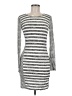 Armani Exchange Stripes Silver Casual Dress Size M - photo 1