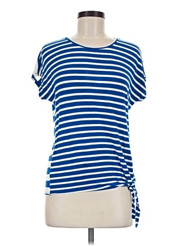 Blue Saks Fifth Avenue Short Sleeve Top (view 1)