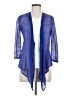 Chico's 100% Linen Blue Cardigan Size Med (1) - photo 1