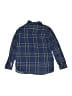 Zara Plaid Blue Long Sleeve Button-Down Shirt Size 9 - photo 2