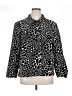 Susan Graver Animal Print Black Jacket Size XL - photo 1