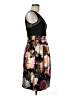 En Focus Studio Floral Black Cocktail Dress Size 6 - photo 4