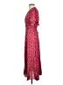 Auguste 100% Rayon Hearts Pink Casual Dress Size S - photo 5