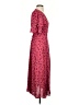 Auguste 100% Rayon Hearts Pink Casual Dress Size S - photo 4