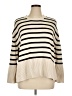Gap 100% Cotton Stripes Ivory Pullover Sweater Size XL - photo 1