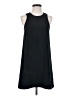Tildon 100% Polyester Solid Black Casual Dress Size XS - photo 1