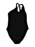 Old Navy Solid Black One Piece Swimsuit Size L - photo 1