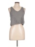 It's Our Time Gray Sleeveless Top Size L - photo 1