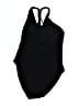 Old Navy Solid Black One Piece Swimsuit Size L - photo 2