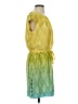 Guess 100% Polyester Tie-dye Yellow Casual Dress Size 4 - photo 4