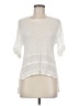 Addison 100% Rayon Ivory Short Sleeve T-Shirt Size M - photo 1