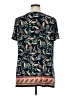 Roz & Ali Paisley Teal Short Sleeve Blouse Size XL - photo 2