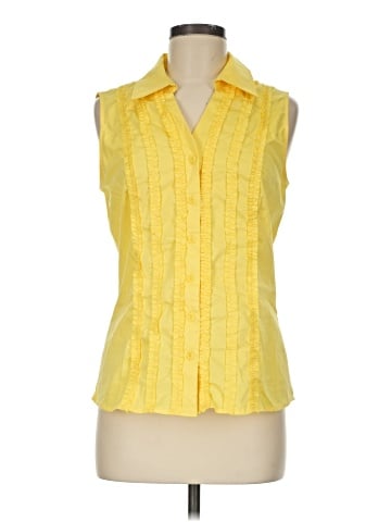 Tribal Sleeveless Button-Down Shirt (view 1)
