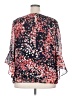 Kasper 100% Polyester Red 3/4 Sleeve Blouse Size 2X - photo 2