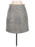 HD in Paris 100% Polyester Chevron-herringbone Gray Casual Skirt Size M - photo 2