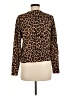Croft & Barrow 100% Acrylic Animal Print Brown Pullover Sweater Size M - photo 2