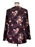 Charming Charlie Burgundy Long Sleeve Blouse Size 1X - photo 2