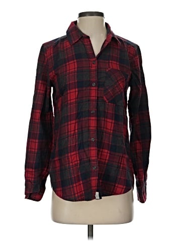 American Eagle Outfitters Long Sleeve Button-Down Shirt (view 1)