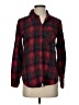 American Eagle Outfitters Plaid Red Long Sleeve Button-Down Shirt Size S - photo 1