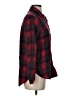 American Eagle Outfitters Plaid Red Long Sleeve Button-Down Shirt Size S - photo 4