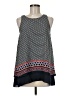 Max Studio 100% Polyester Black Sleeveless Blouse Size M - photo 1