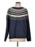 Weatherproof Chevron-herringbone Blue Pullover Sweater Size L - photo 1