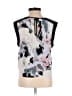 Aqua 100% Polyester Gray Sleeveless Top Size XS - photo 2