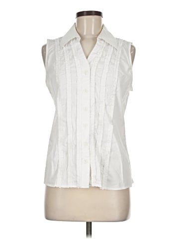 Tribal Sleeveless Button-Down Shirt (view 1)