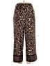 Susan Graver Animal Print Brown Casual Pants Size XL - photo 1