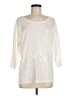 Teri Jon Sportswear Ivory 3/4 Sleeve Top Size M - photo 1