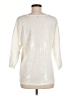Teri Jon Sportswear Ivory 3/4 Sleeve Top Size M - photo 2