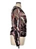 Etcetera Brown 3/4 Sleeve Silk Top Size 14 - photo 4